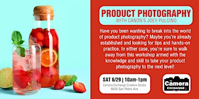 Image principale de Product Photography Workshop with Canon's Joey Pulcino