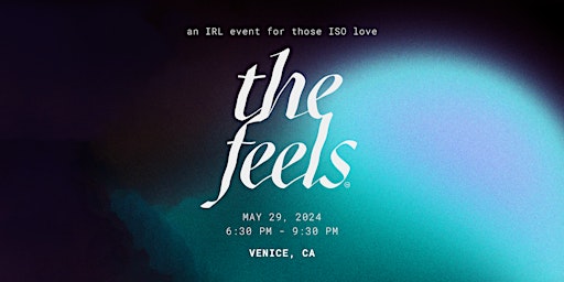 Primaire afbeelding van The Feels LA ed 5: a mindful singles event in Venice, CA