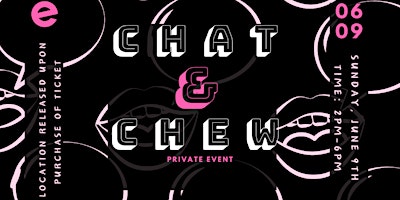 Imagen principal de Chat & Chew Series 9!