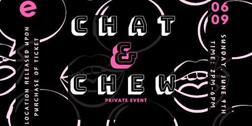 Imagem principal do evento Chat & Chew Series 9!