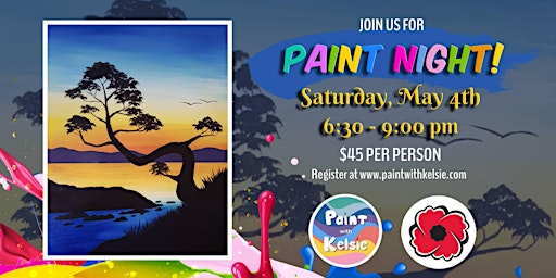 Imagem principal do evento Paint Night at The Sooke Legion