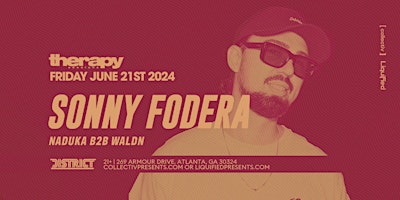 Imagen principal de SONNY FODERA | Friday June 21st 2024 | District Atlanta