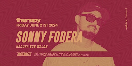 Imagem principal de SONNY FODERA | Friday June 21st 2024 | District Atlanta