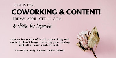 Imagen principal de Goals with Girlfriends Presents: Coworking & Content