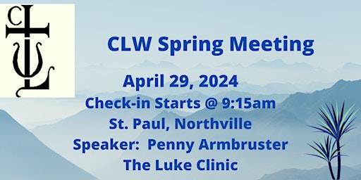 Image principale de CLW Spring Meeting 2024