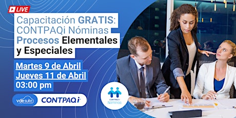 Imagen principal de Capacitación Gratuita: CONTPAQi Nóminas