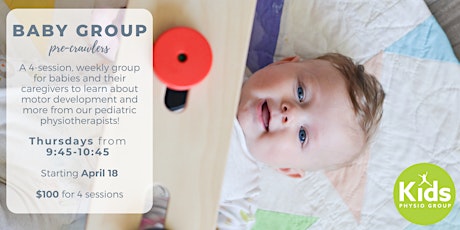 Pre-Crawlers Baby Group at Kids Physio Victoria