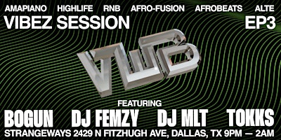 Imagem principal do evento VWB : Vibez Session Episode 3