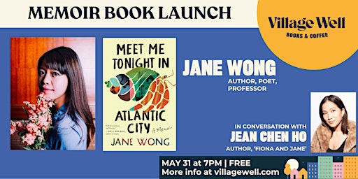 Memoir Book Launch with Jane Wong and Jean Chen Ho primary image