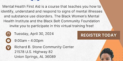 Free Mental Health First Training (In-Person) primary image