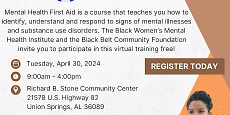 Free Mental Health First Training (In-Person)