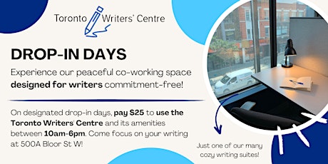 Toronto Writers' Centre Drop-In Days
