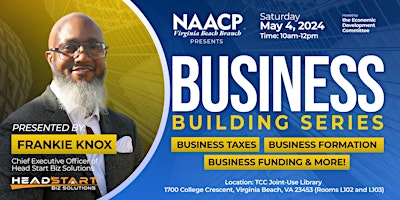 Imagem principal do evento NAACP Business Building Series
