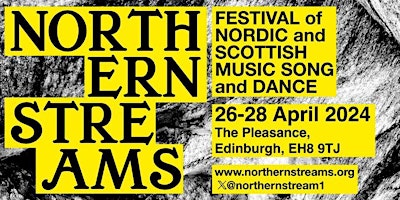 Hauptbild für Northern Streams 2024 SUNDAY SESSION ONLY - Nordic & Scottish Music, Song