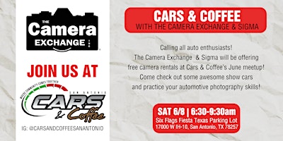 Immagine principale di The Camera Exchange & Sigma at Cars & Coffee San Antonio 