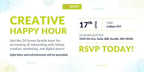 24 Seven Creative Happy Hour