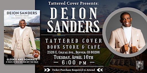 Imagen principal de Deion Sanders Live at Tattered Cover Colfax!