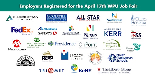 Image principale de WPU Job Fair - Wed. April 17th