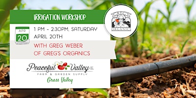 Primaire afbeelding van Irrigation Workshop