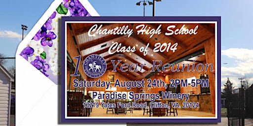 Imagem principal de Chantilly High School Class of 2014 - 10 Year Reunion