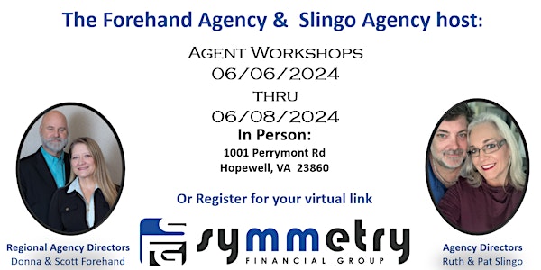 2024 In-Person  Agent Workshops - Advanced Markets, Producer  & Builder