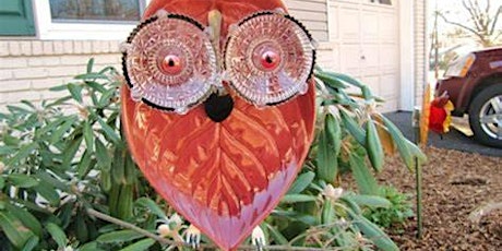 Upcycled Garden Owl primary image