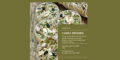 Primaire afbeelding van Candle Dressing Workshop