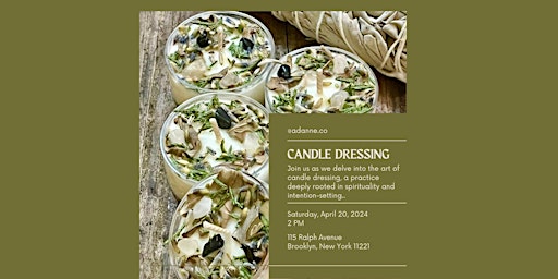 Primaire afbeelding van Candle Dressing Workshop