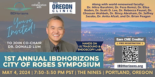 Primaire afbeelding van 1st Annual IBDHorizons City of Roses - Oregon Symposium