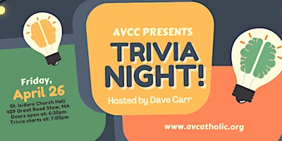 Primaire afbeelding van Trivia Night Fundraiser!