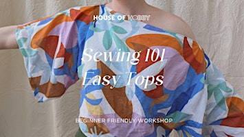 Imagem principal do evento Sewing 101 - Easy Tops