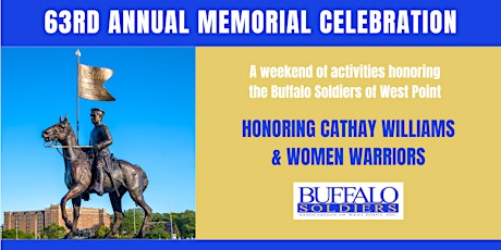 63rd Annual Memorial Celebration- Honoring Cathay Williams & Women Warriors