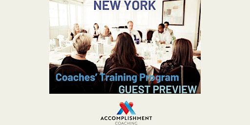 Hauptbild für The Coaches' Training Program Guest Preview - New York