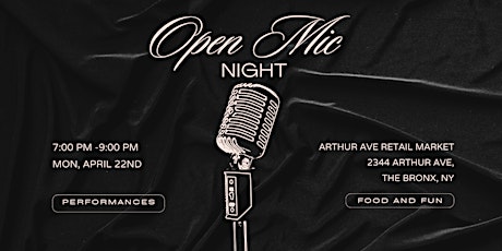 Open Mic Night & Performances