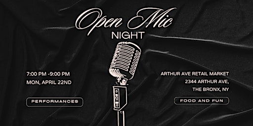 Open Mic Night & Performances primary image