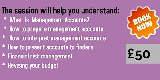 Imagen principal de Confidence to prepare  Management Accounts for your CIC