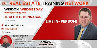 Imagem principal do evento Wisdom Wednesday Featuring Atty. Keith B. Dunnagan!