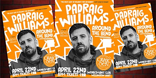 Hauptbild für Craic Den Comedy presents Padraig Williams - Around The Bend