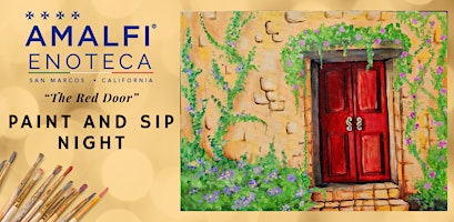 Immagine principale di The Red Door - Paint and Sip at Amalfis Enoteca  Italiana 