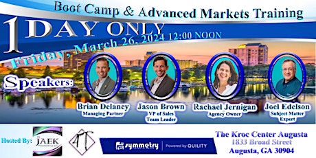 1 Day ONLY Boot Camp and Advanced Markets Training