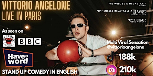 Imagem principal do evento English Comedy Special - VITTORIO ANGELONE: Live In Paris - May 15th