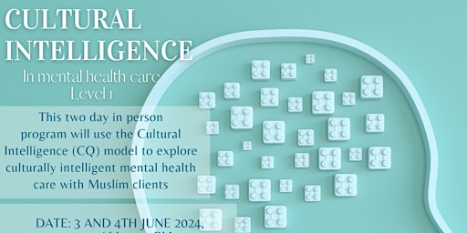 Primaire afbeelding van Cultural intelligence in Mental Health Care (Level 1) Two Day Training