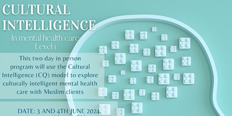 Cultural intelligence in Mental Health Care (Level 1) Two Day Training
