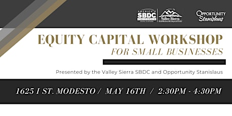 Small Business Equity Capital Workshop primary image