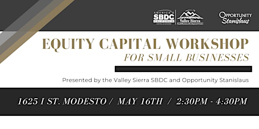 Image principale de Small Business Equity Capital Workshop