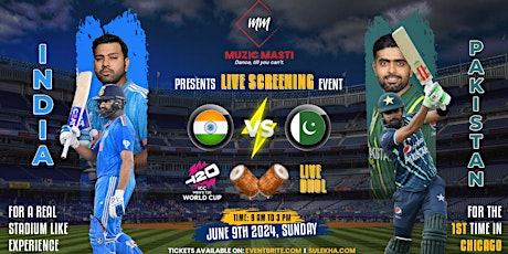 India VS Pakistan T-20 World Cup Live Screening