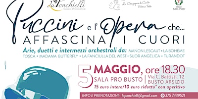 Image principale de Puccini e l’Opera che…affascina i cuori