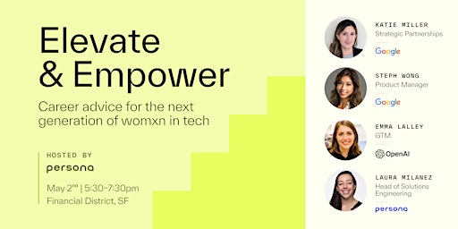 Image principale de Elevate and Empower: Career advice for the next generation of womxn in tech