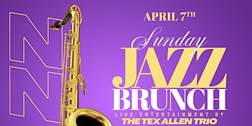 4/7 - Sunday Jazz Brunch with Tex Allen Trio primary image