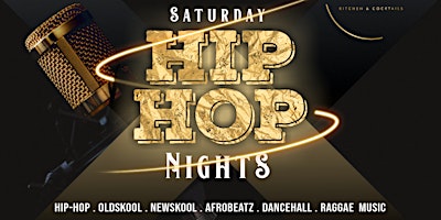 HipHop Fusion - Old skool, New skool, Dancehall and Afrobeats primary image